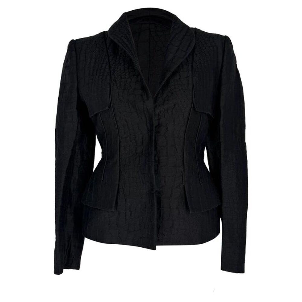 Tom Ford Evening Jacket in Black Linen